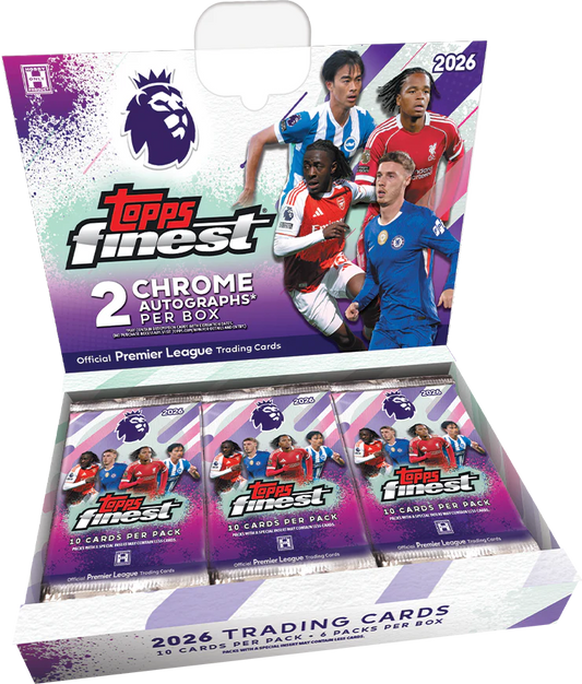 Topps Finest Premier League 2026 - Hobby Box - New & Sealed
