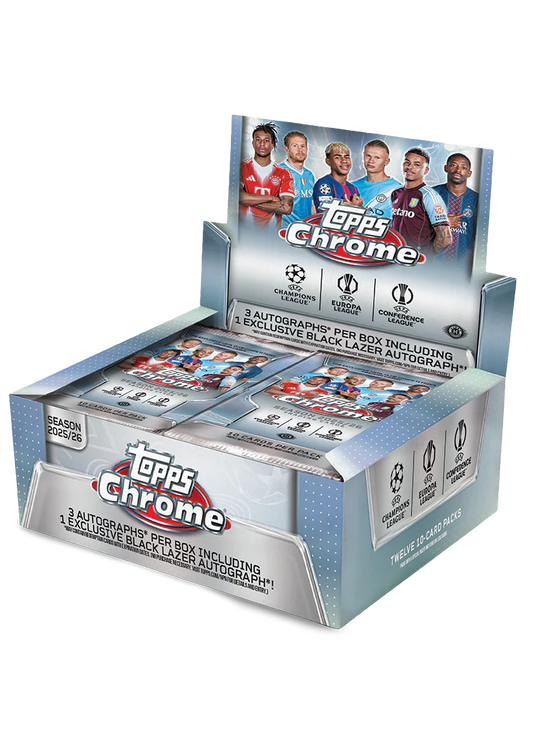 Topps Chrome UEFA Club Competitions 2026 - UCC Jumbo Box - New & Sealed