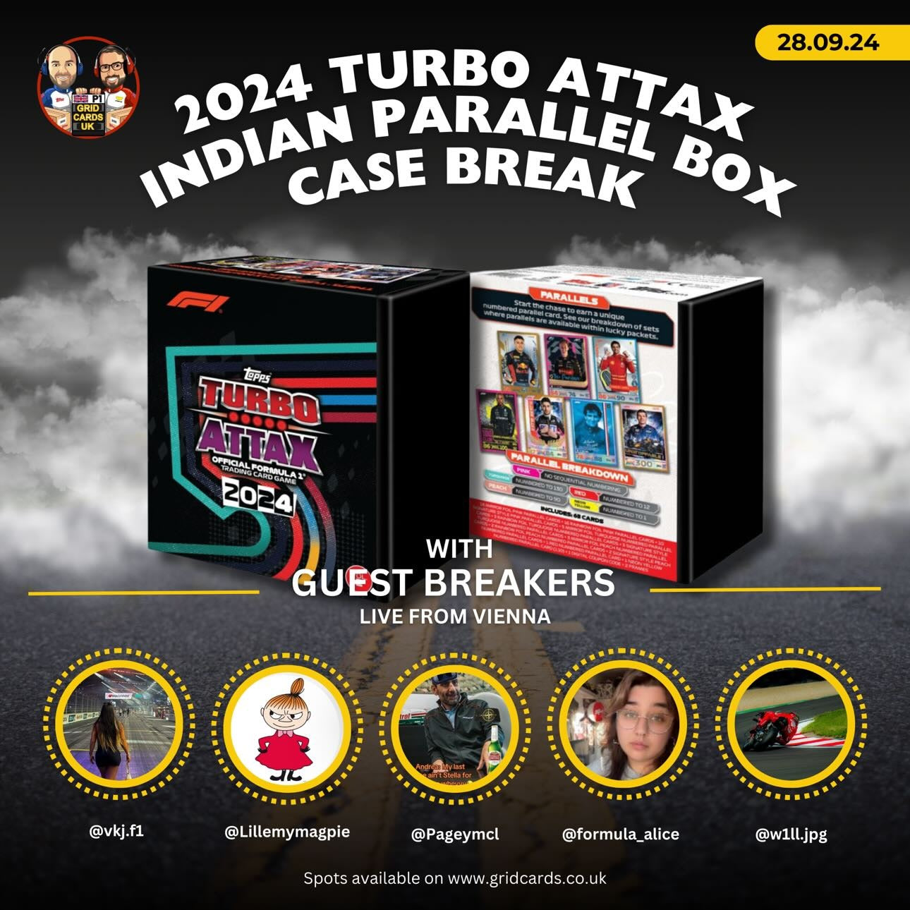 F1 Turbo Attax 2024 - 10 x Parallel Boxes - VOL 2 CASE BREAK