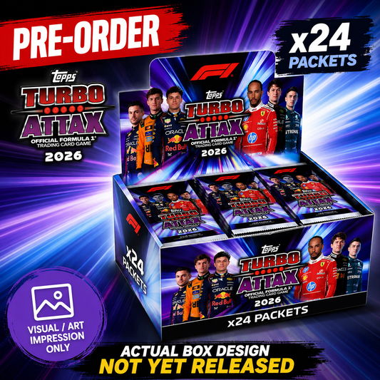 Topps F1 Turbo Attax 2026 - DISPLAY BOX 24 Packs (Pre Order, Releases 23/7/26)