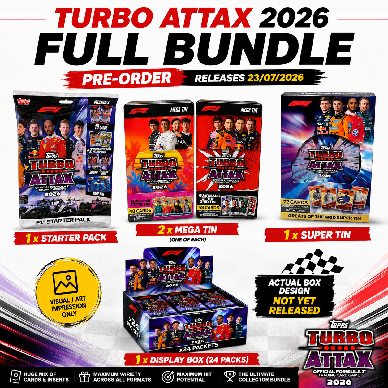Topps F1 Turbo Attax 2026 - FULL BUNDLE
