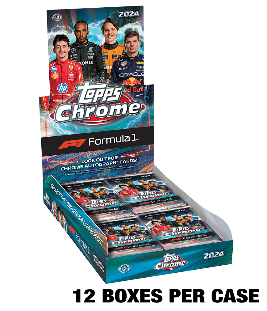 Topps F1 Chrome 2024 - Hobby Box - FULL CASE