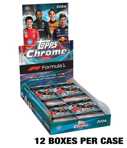 Topps F1 Chrome 2024 - Hobby Box - FULL CASE