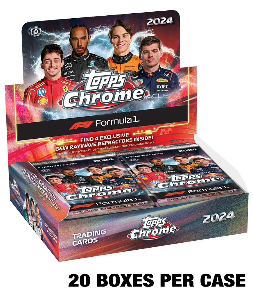 Topps F1 Chrome 2024 - Qualifying Lap Box - FULL CASE