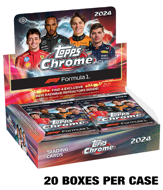 Topps F1 Chrome 2024 - Qualifying Lap Box - FULL CASE