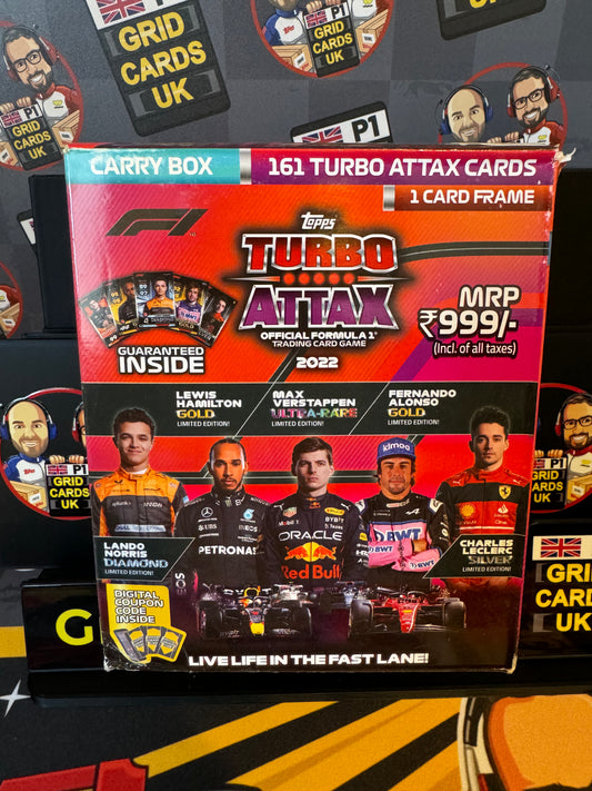 Topps F1 Turbo Attax 2022 - Carry Box (India Exclusive Release)