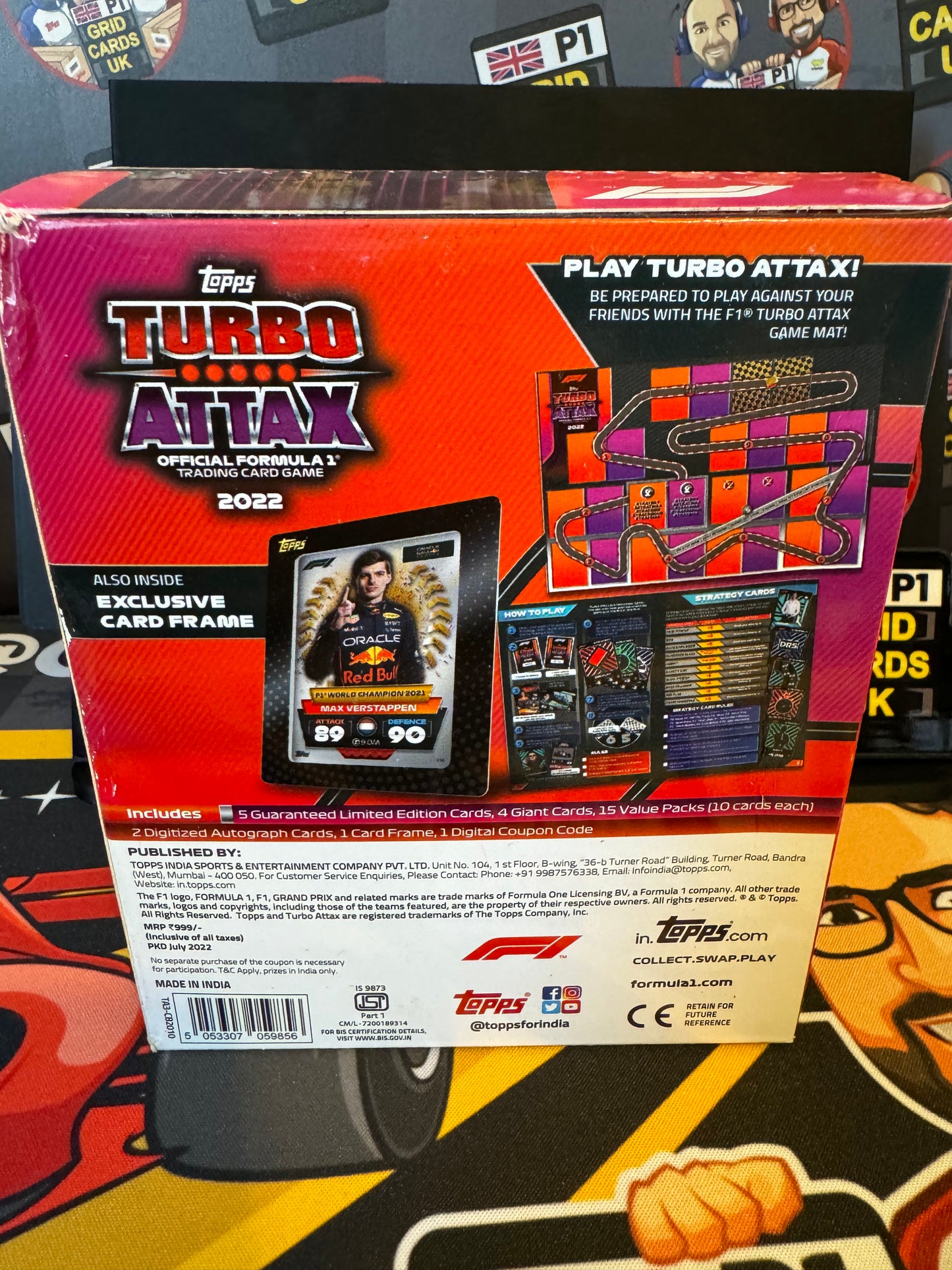 Topps F1 Turbo Attax 2022 - Carry Box (India Exclusive Release)