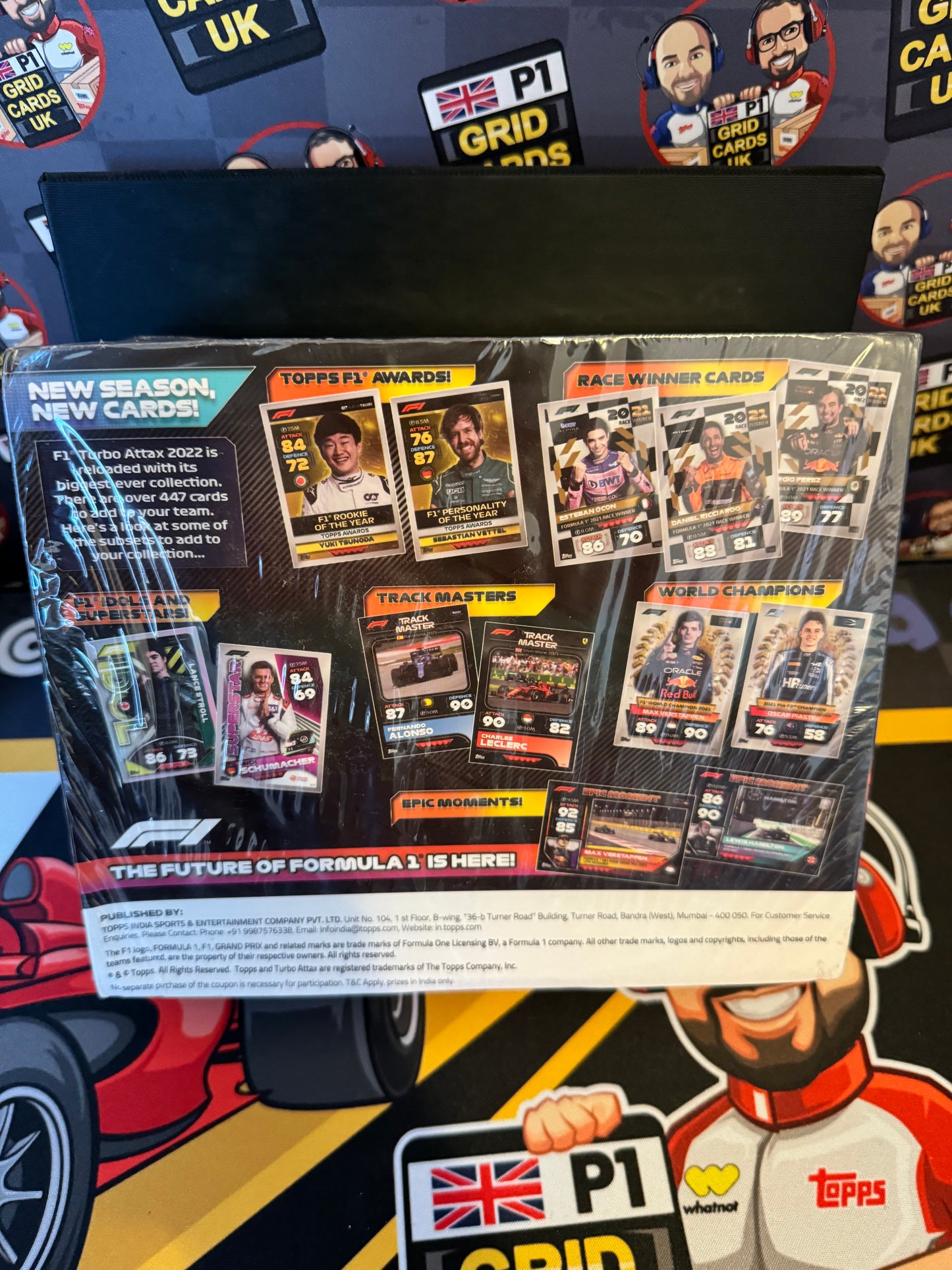 Topps F1 Turbo Attax 2022 - Champions Box (India Exclusive Release)