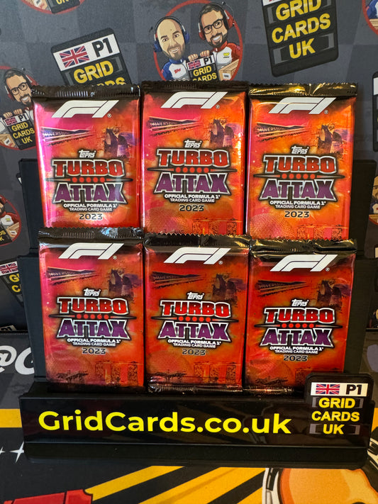 6 x Topps F1 Turbo Attax 2023 Packet (India Exclusive Release)