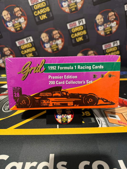 Grid 1992 F1 Racing Cards Set - Sealed Box