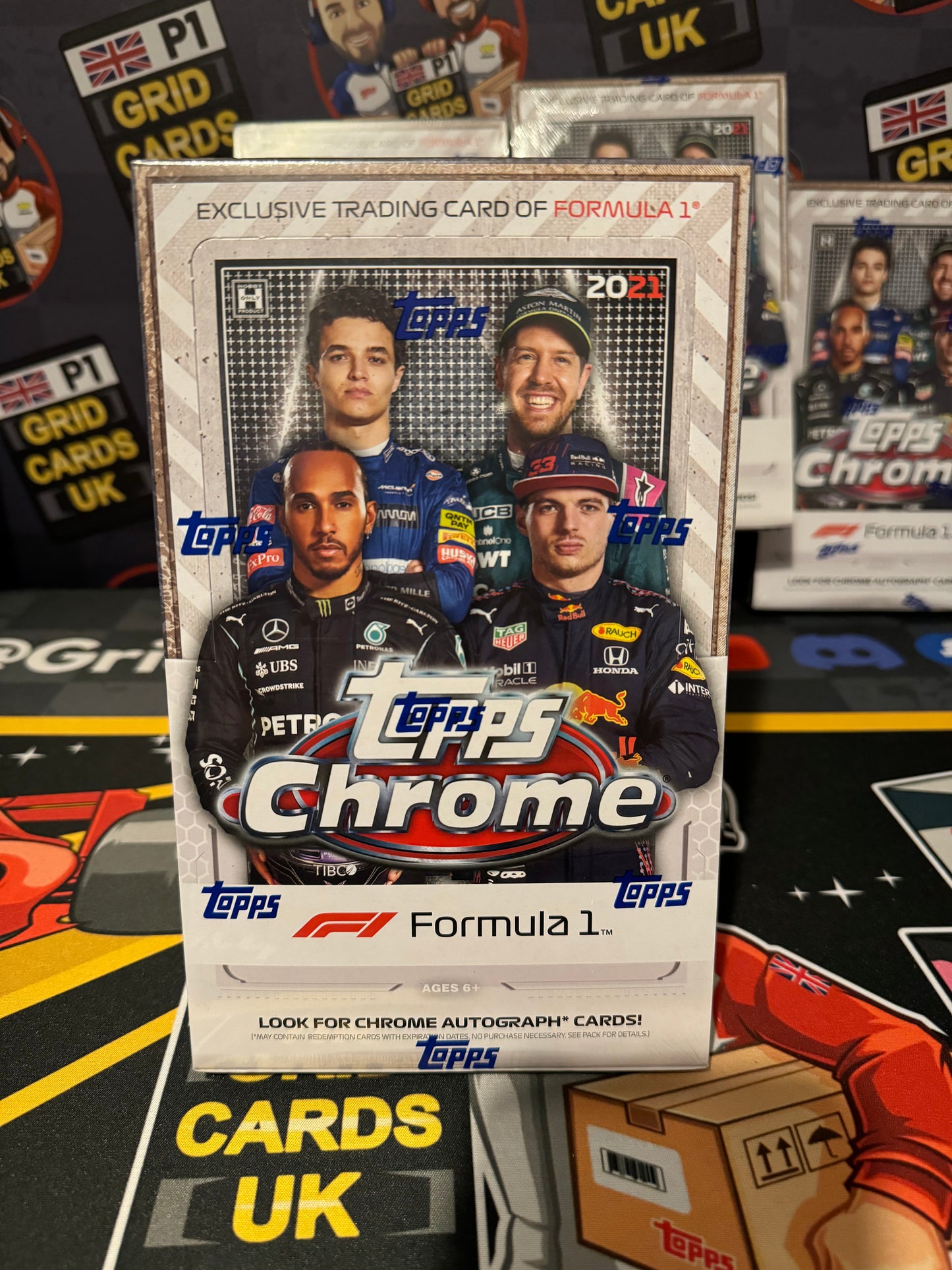 Topps F1 Chrome 2021 Hobby - Sealed Box