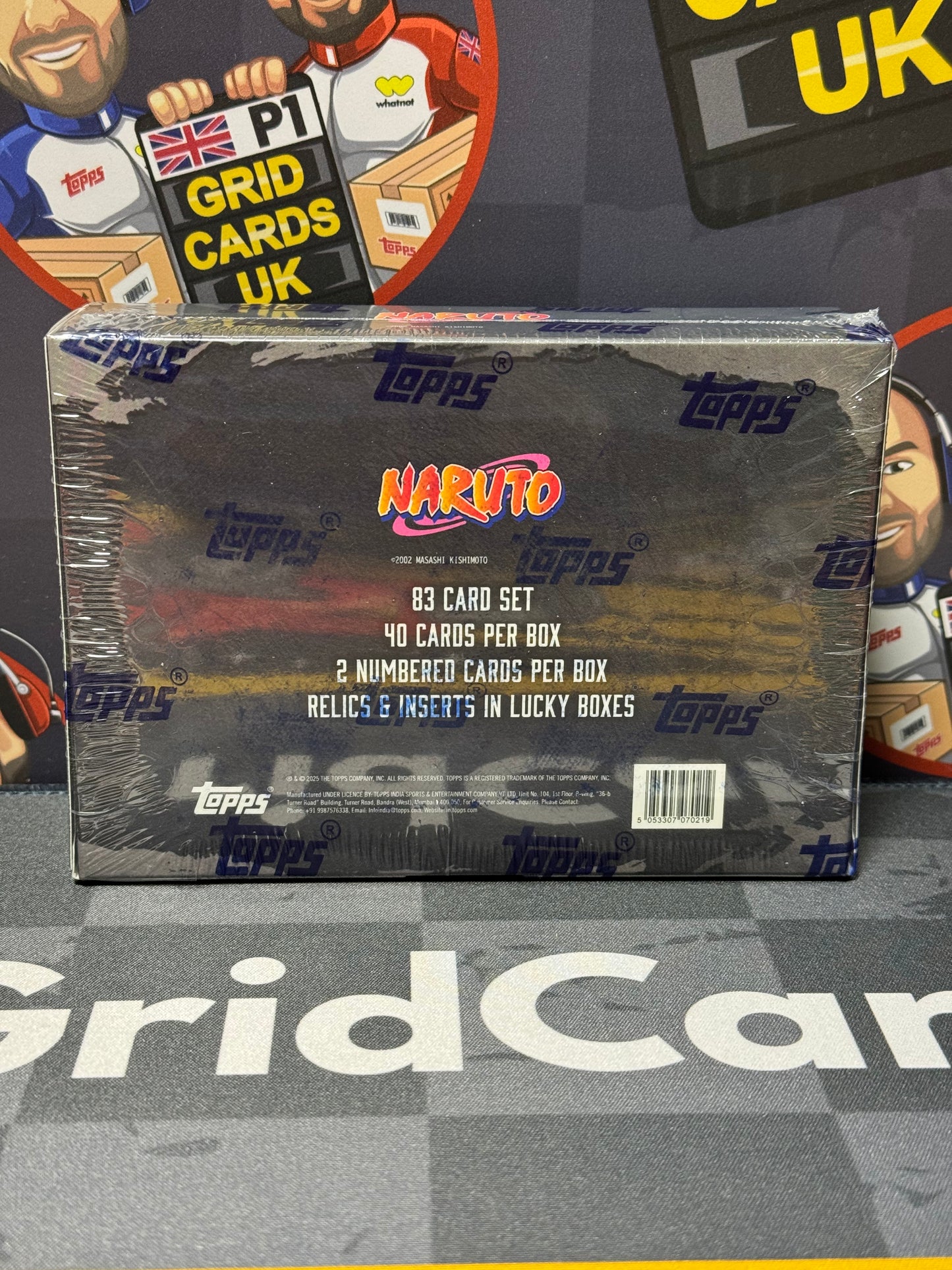 Topps Naruto 2025 Nindo Collection Hobby Box - New & Sealed