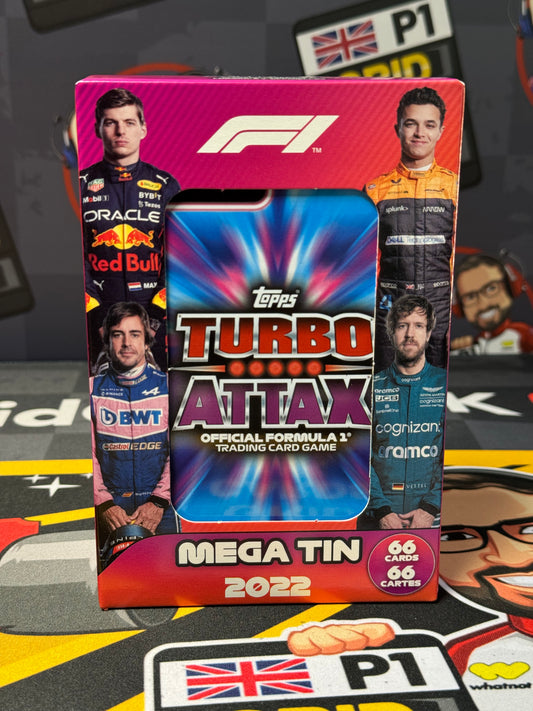 Topps F1 2022 Turbo Attax Mega Tin Box