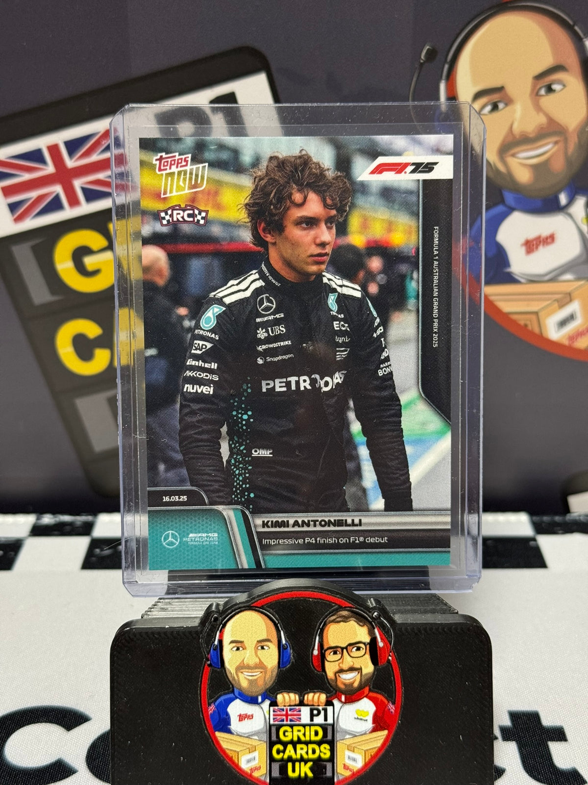 Kimi Antonelli F1 Debut Rookie RC - Topps 2025 NOW #14