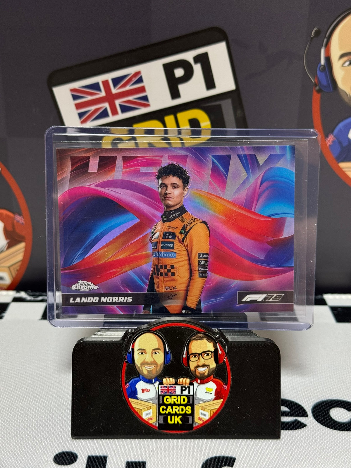 Lando Norris Helix - Topps 2025 Chrome