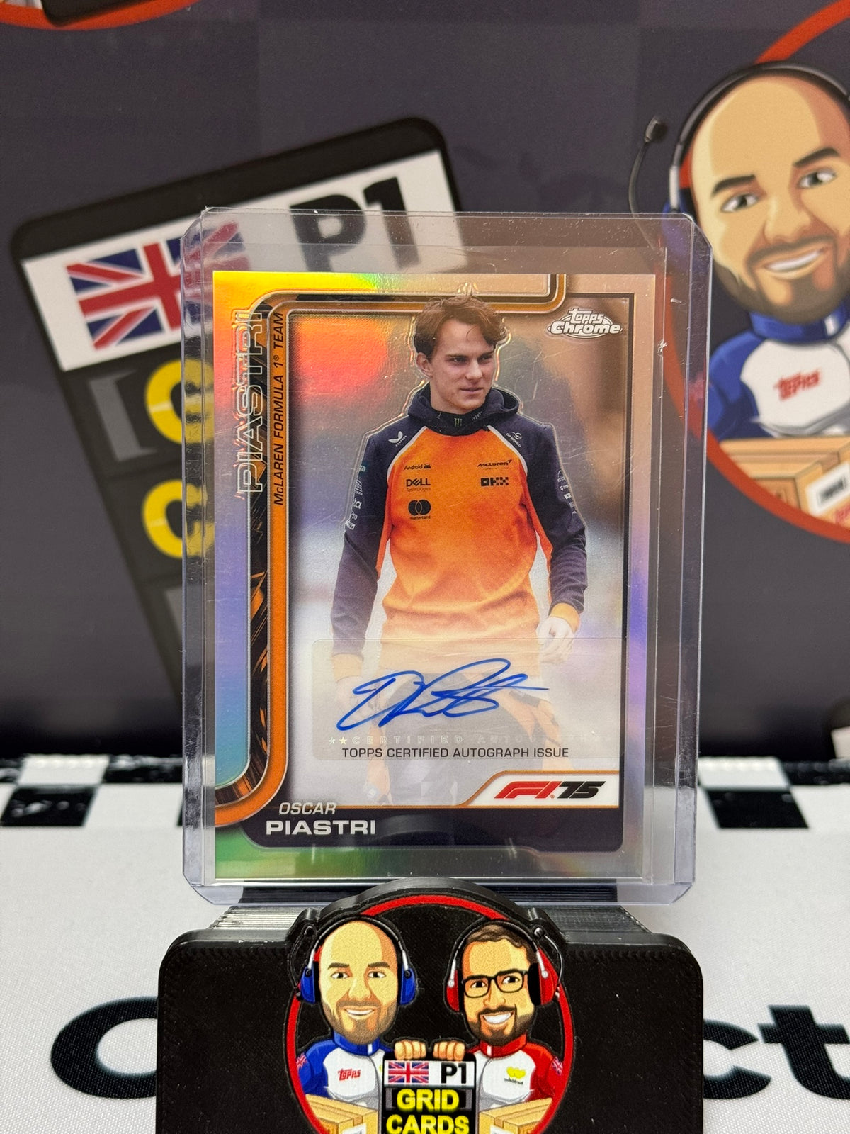 Oscar Piastri AUTO - Topps 2025 Chrome