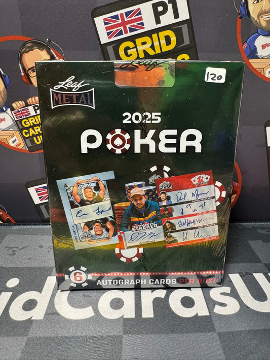 2025 Leaf Poker Trading Cards Box (New & Sealed)
