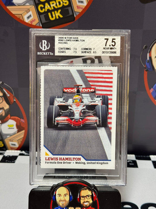 Lewis Hamilton McLaren Racing - Sports Illustrated for Kids 2009 - BGS 7.5