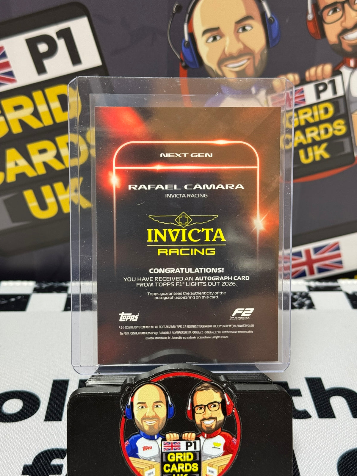 Rafael Camara Next Gen AUTO RED 4/5 - Topps 2026 Lights Out