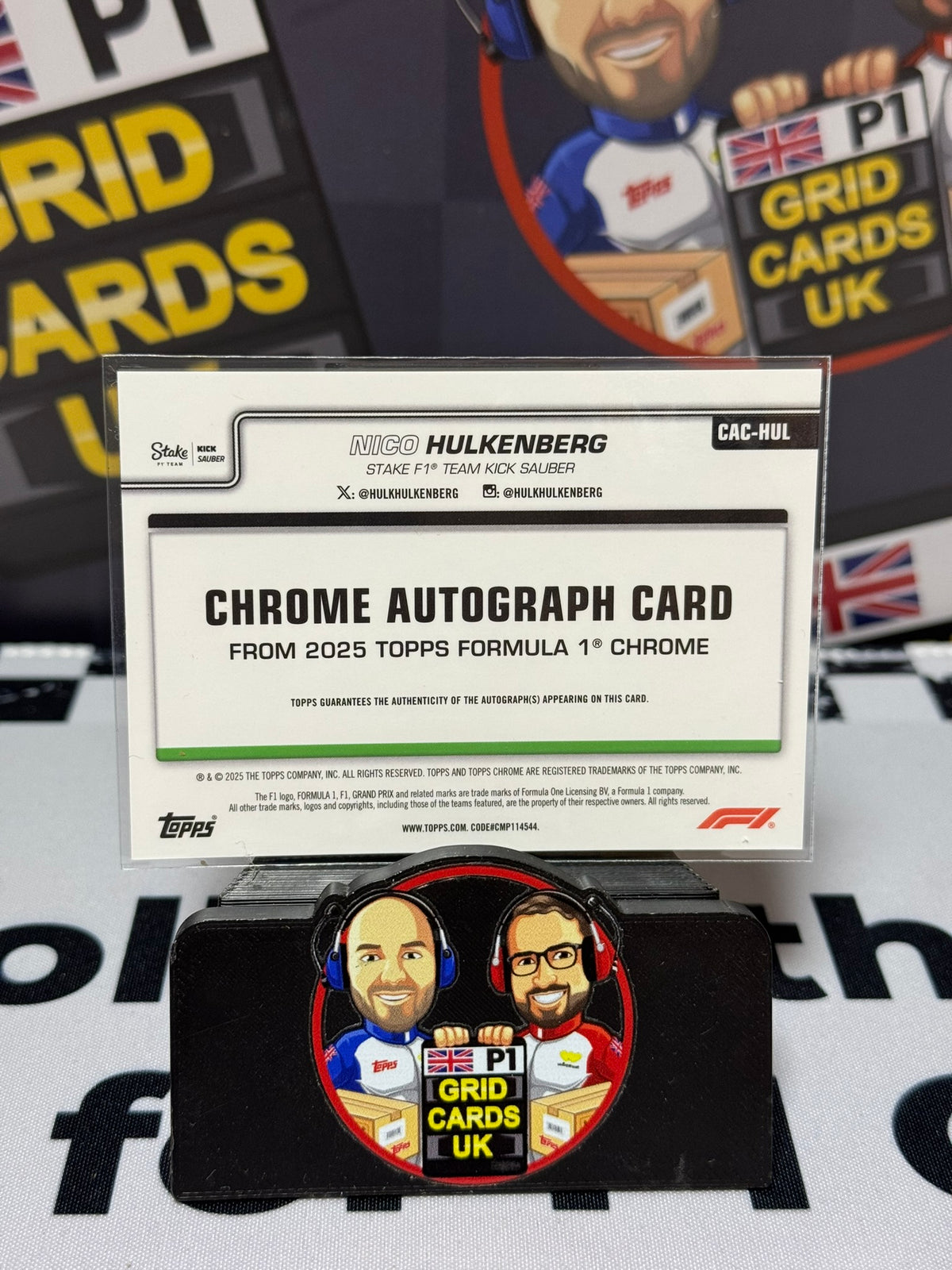 Nico Hulkenberg AUTO - Topps 2025 Chrome