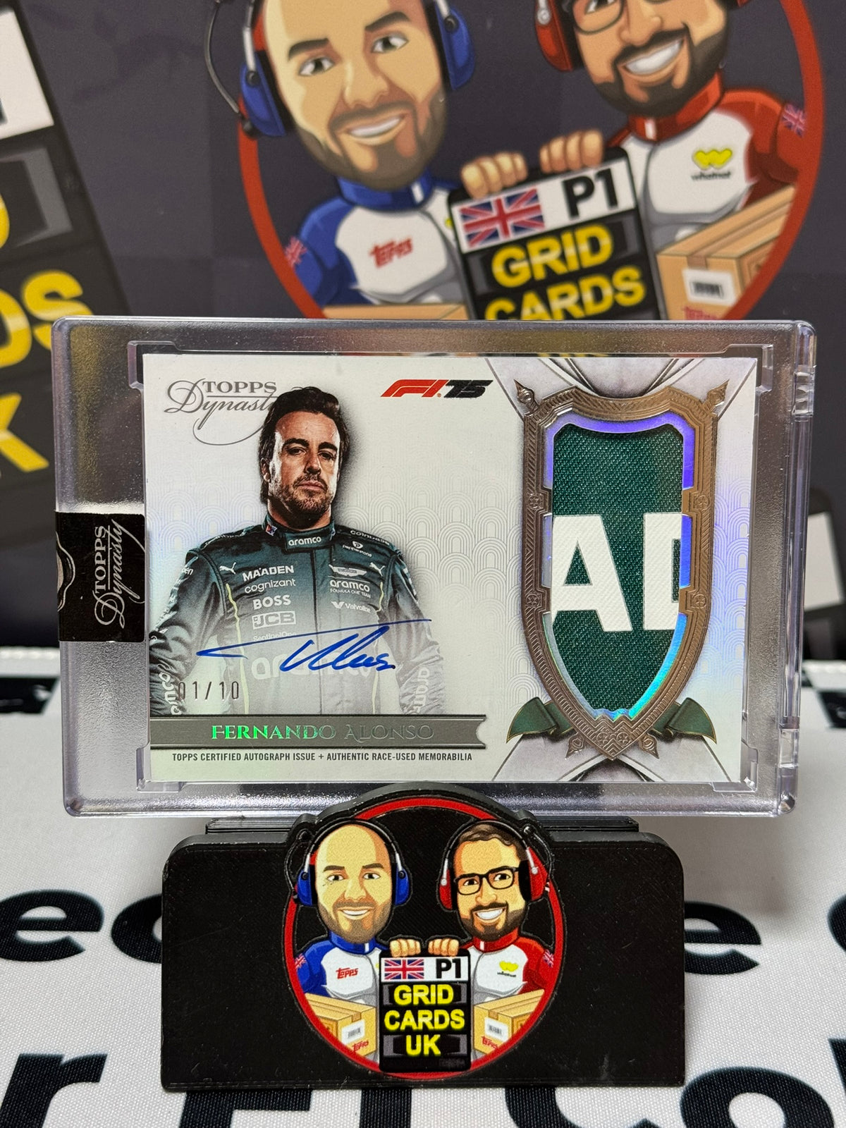 Fernando Alonso Patch AUTO 01/10 - Topps 2025 Dynasty