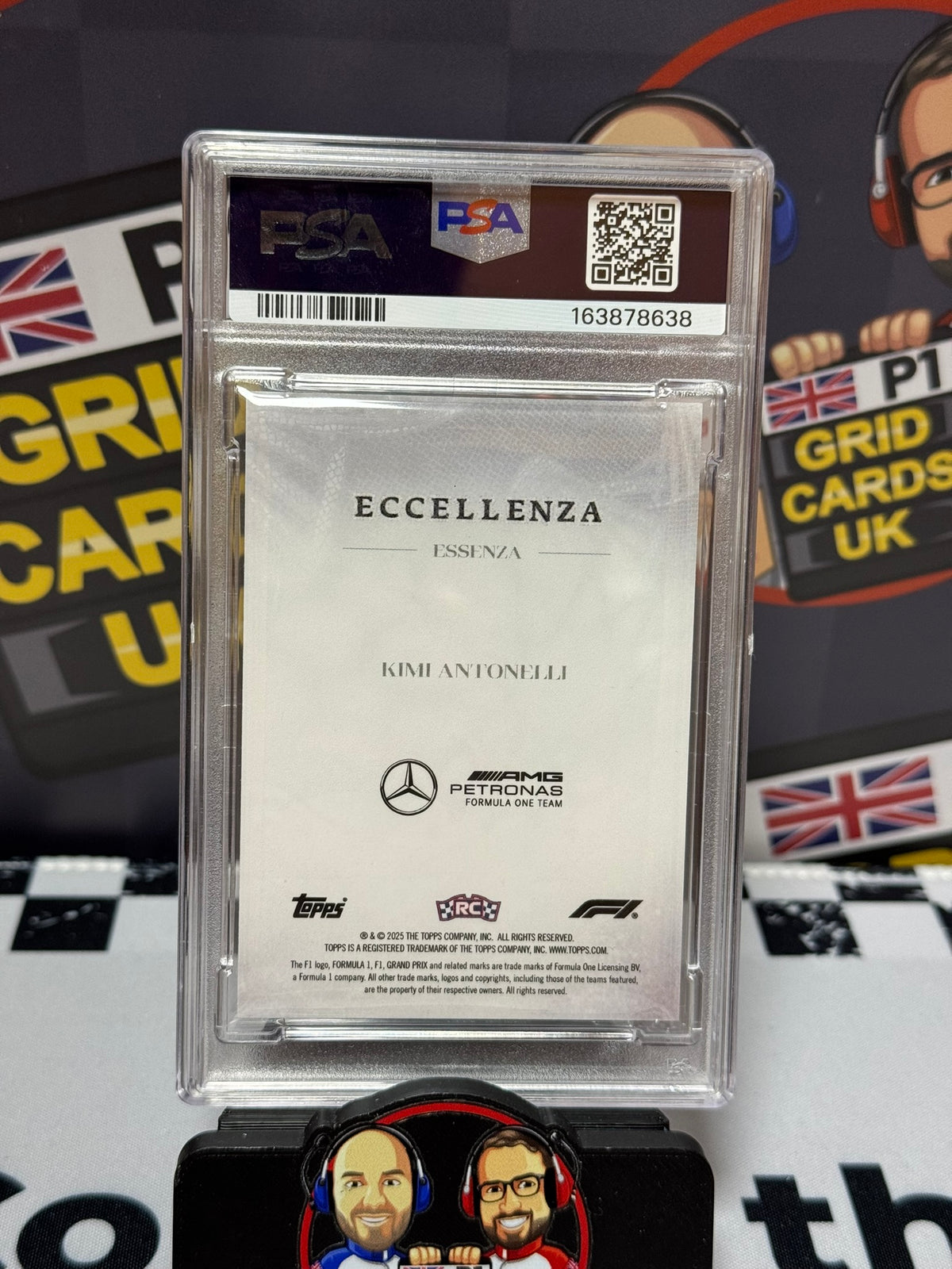 Kimi Antonelli Essenza BLUE 70/99 RC - Eccellenza 2025 Topps - PSA 9