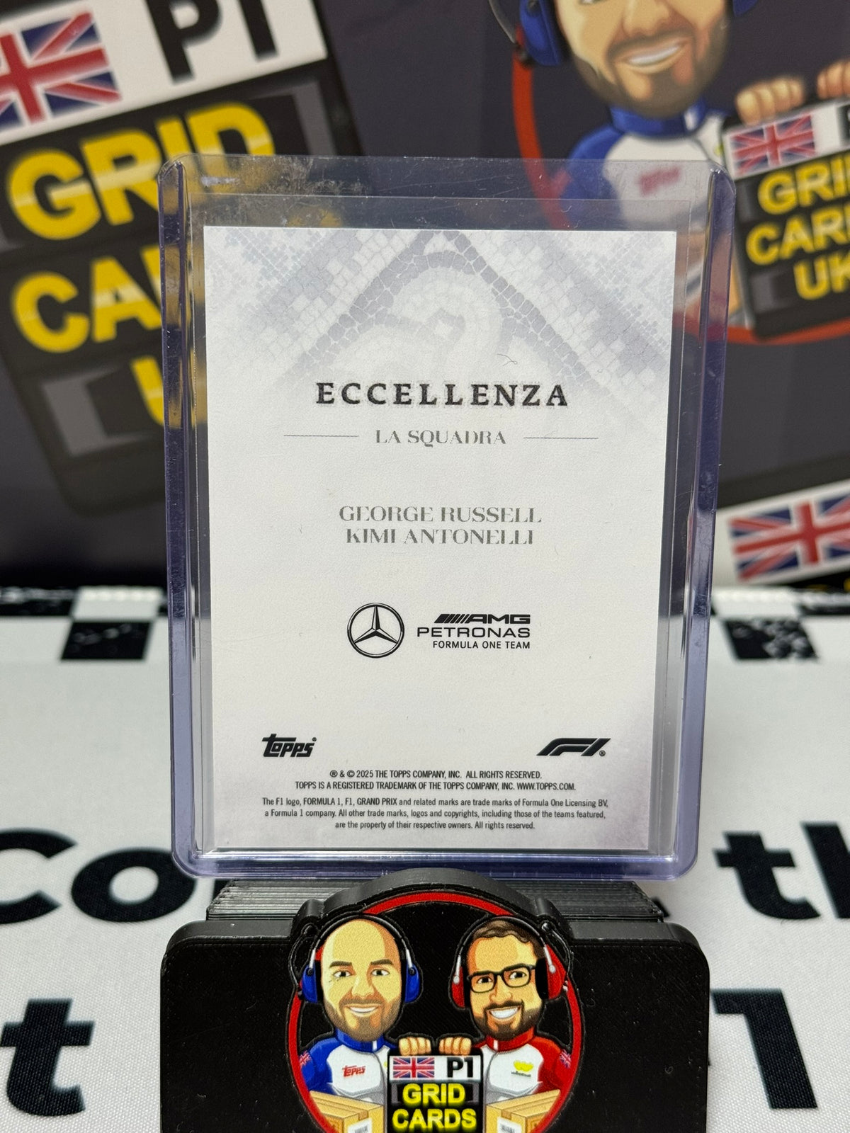 Kimi Antonelli & George Russell La Squadra Mercedes - Eccellenza 2025 Topps