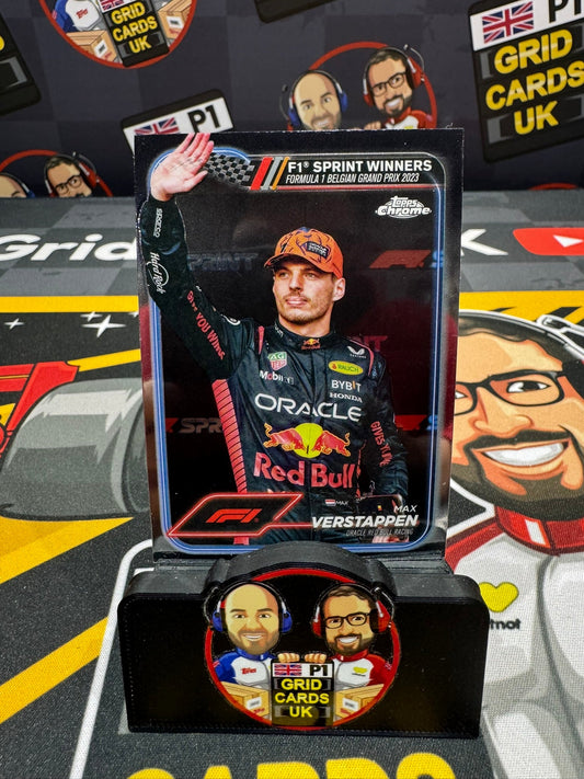 #150 Max Verstappen - Sprint  Winner - Topps F1 Chrome 2024 Base Card