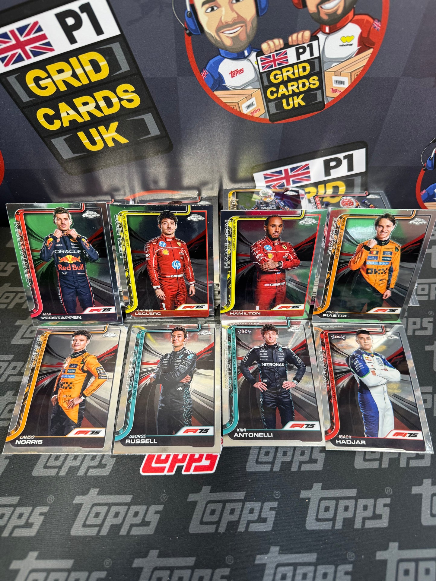 Topps F1 Chrome 2025 - Base Cards #1 to #200