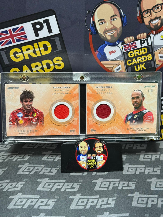 Ferrari Duo Booklet Orange 16/25 Charles Leclerc / Lewis Hamilton - Topps F1 Eccellenza 2025