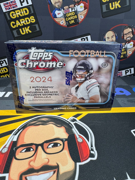 2024 Topps Chrome Football NFL Breaker's Delight - Sealed Box