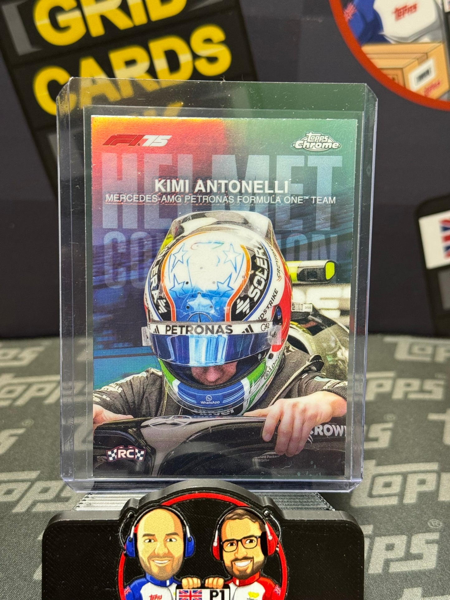 Kimi Antonelli HELMET Collection - Topps F1 Chrome 2025