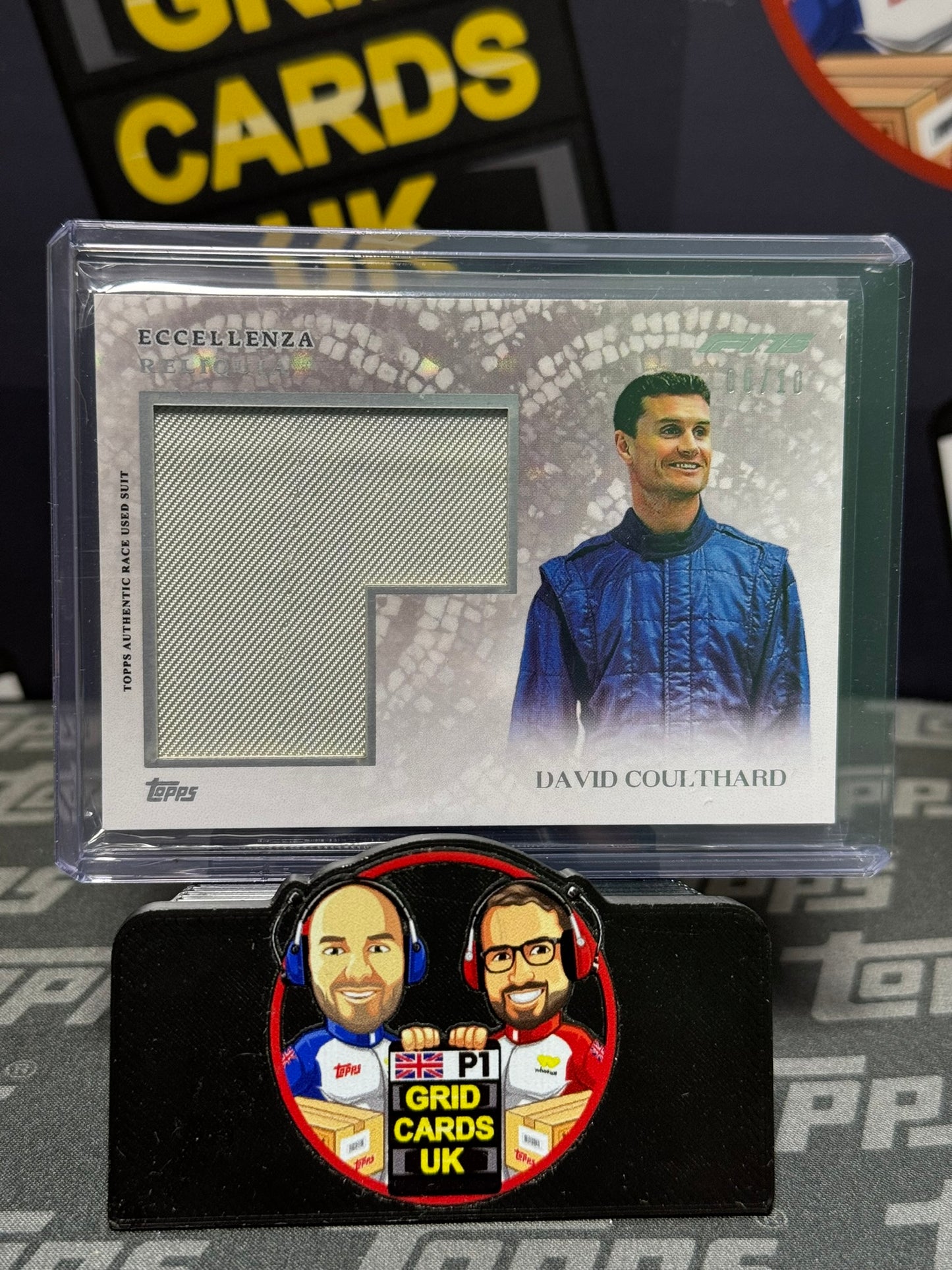 David Coulthard 6/10 RELIC - Topps F1 Eccellenza 2025