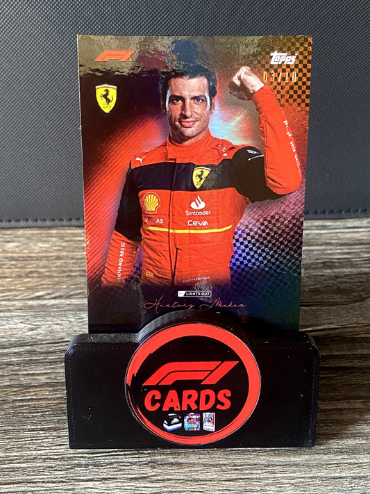 Carlos Sainz History Maker - Lights Out 2022 - Red 03/10.