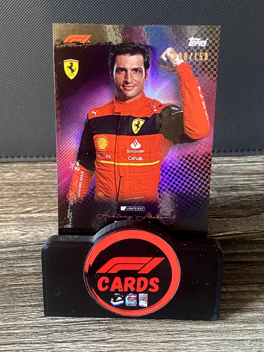 Carlos Sainz History Maker - Lights Out 2022 - Pink 112/150