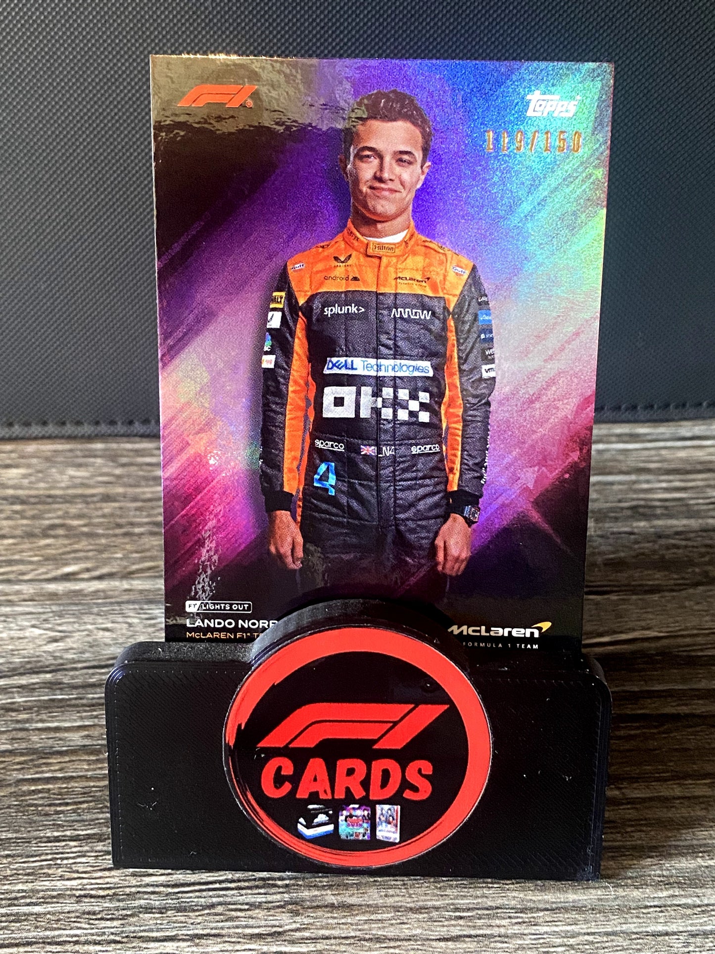 Lando Norris Portrait - Lights Out 2022 - Pink 119/150