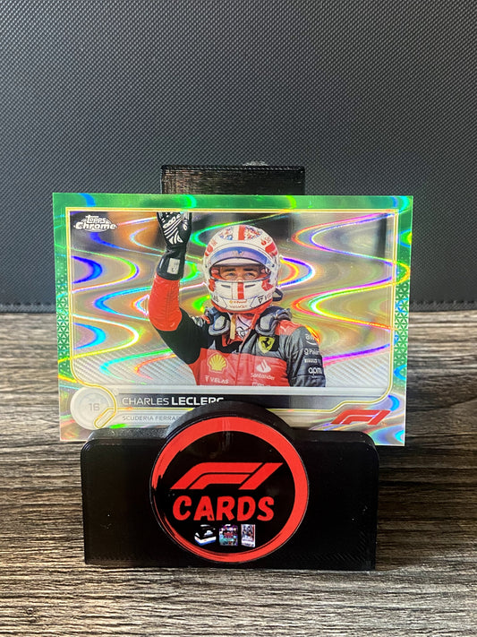 Charles Leclerc - Chrome 2022 - #28 Green Raywave 22/99