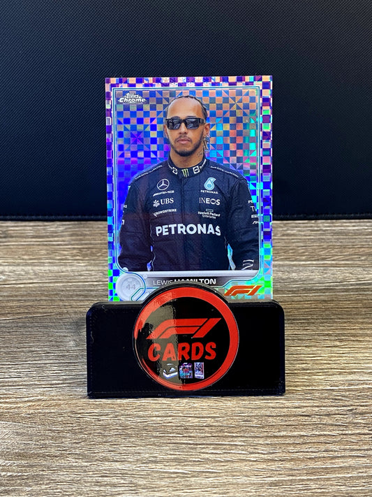 Lewis Hamilton - Chrome 2022 - #6 Purple Checkerboard 095/199