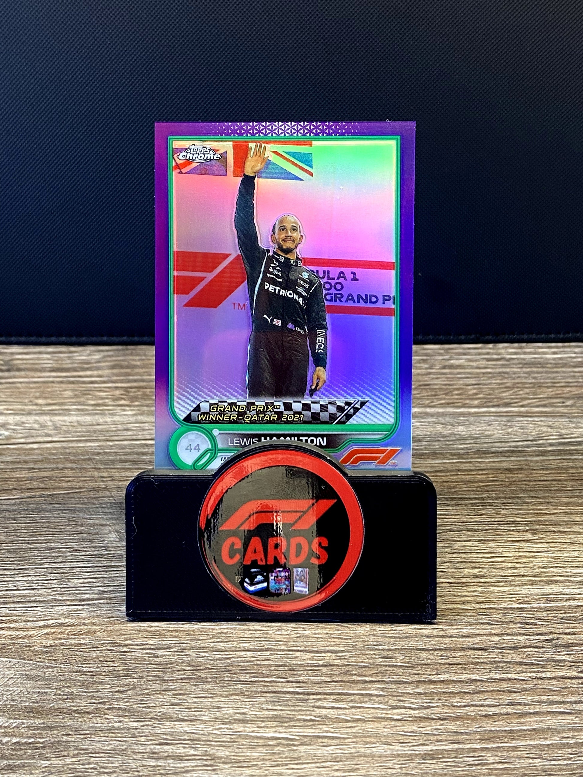 Lewis Hamilton Winner Qatar 2021 - Chrome 2022 - #170 Purple/Green 