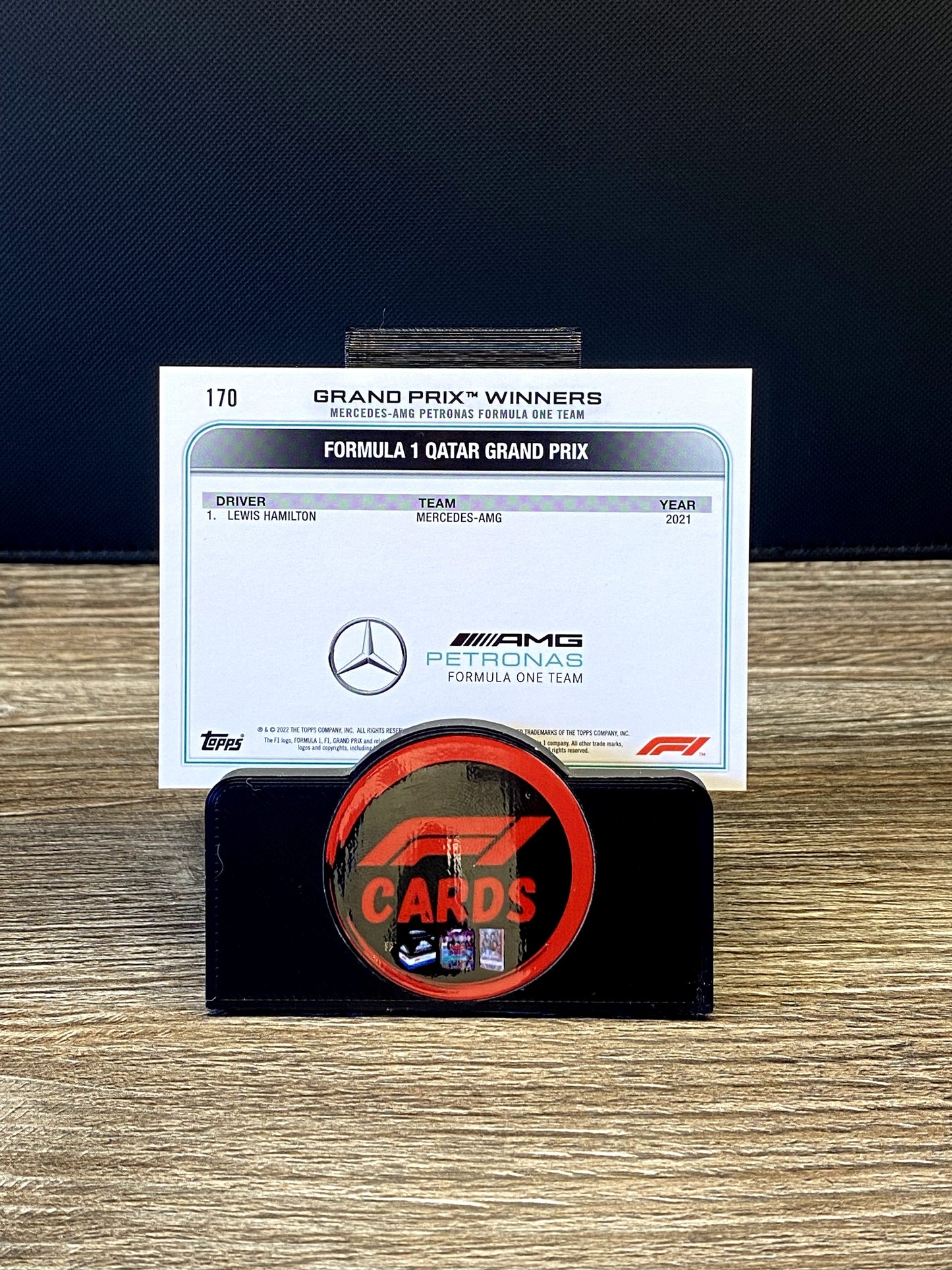 Lewis Hamilton Winner Qatar 2021 - Chrome 2022 - #170 Purple/Green