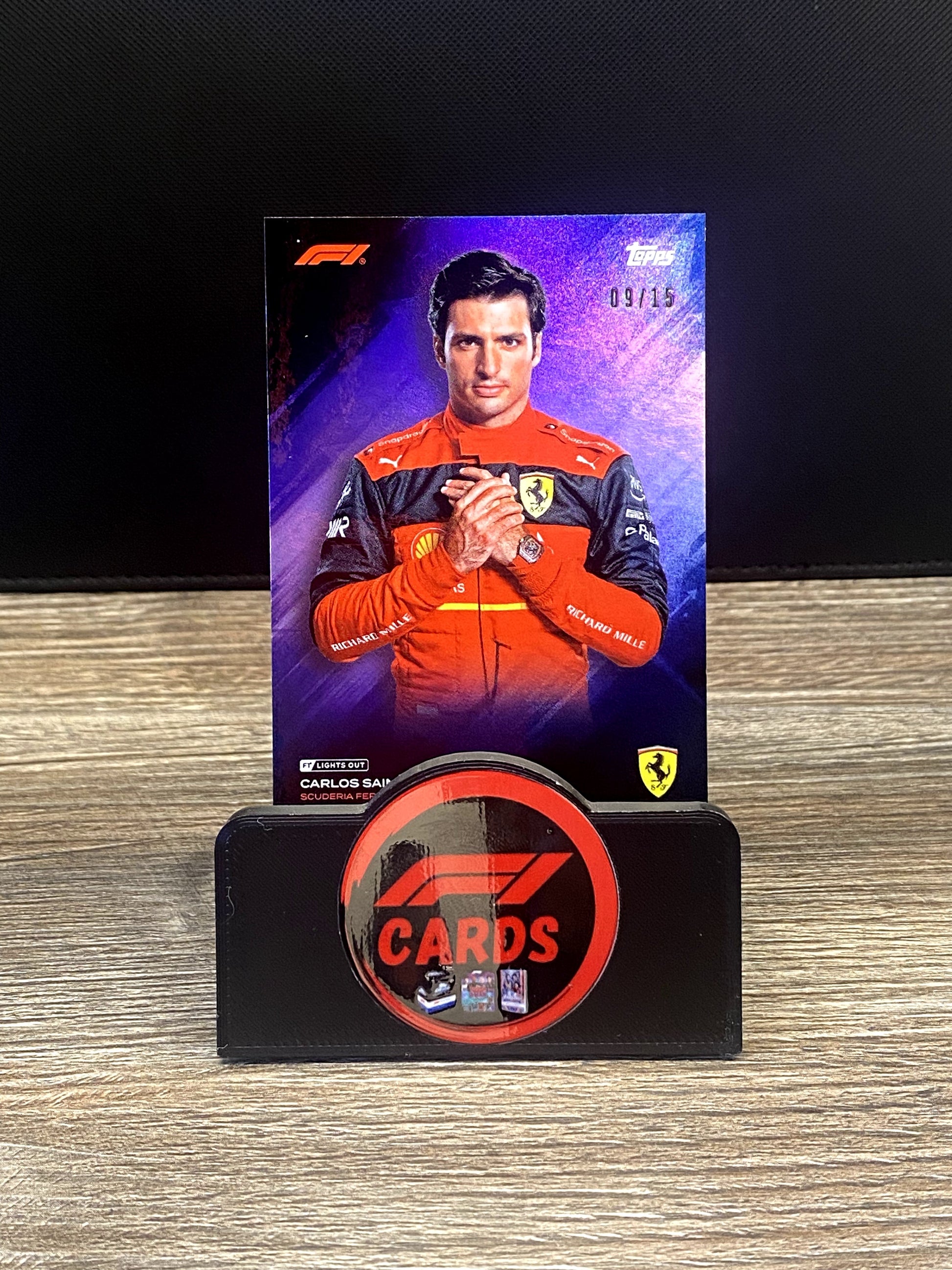 Carlos Sainz Portrait - Chrome 2023 - Purple 09/15