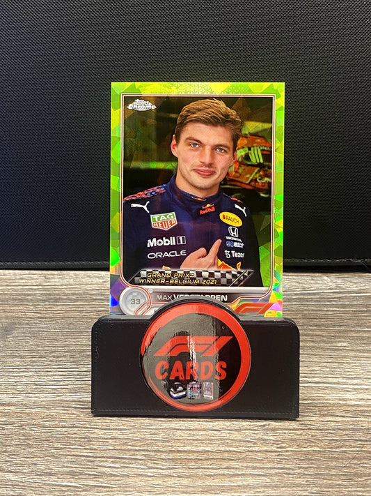 Max Verstappen Winner Belgium 2021 - Sapphire 2022 - #162 Chartreuse 022/199