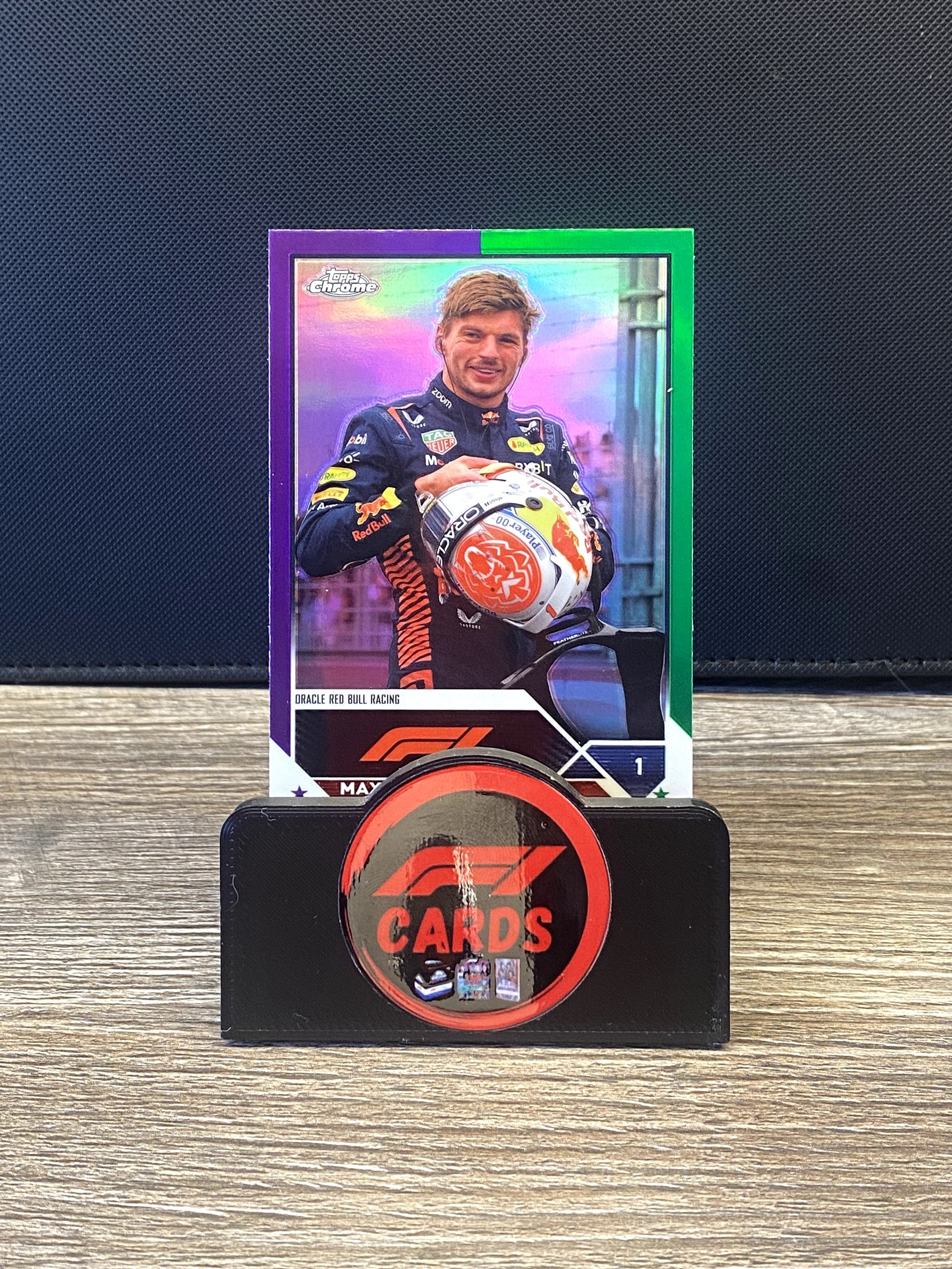 Max Verstappen - Chrome 2023 - #2 Purple/Green 