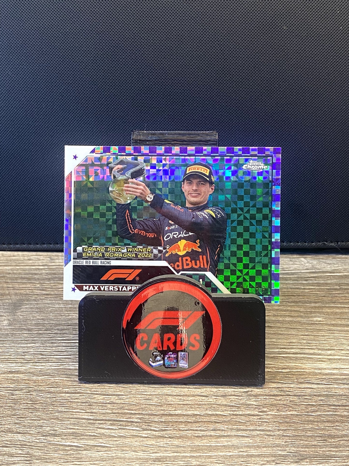 Max Verstappen Winner Emilia Romagna 2022 - Chrome 2023 - #147 Purple Checkerboard 118/199