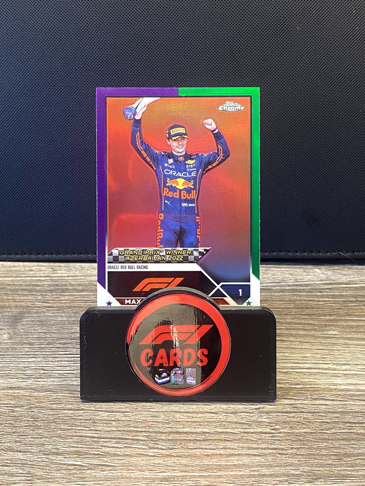 Max Verstappen Winner Azerbaijan 2022 - Chrome 2023 - #151 Purple/Green 