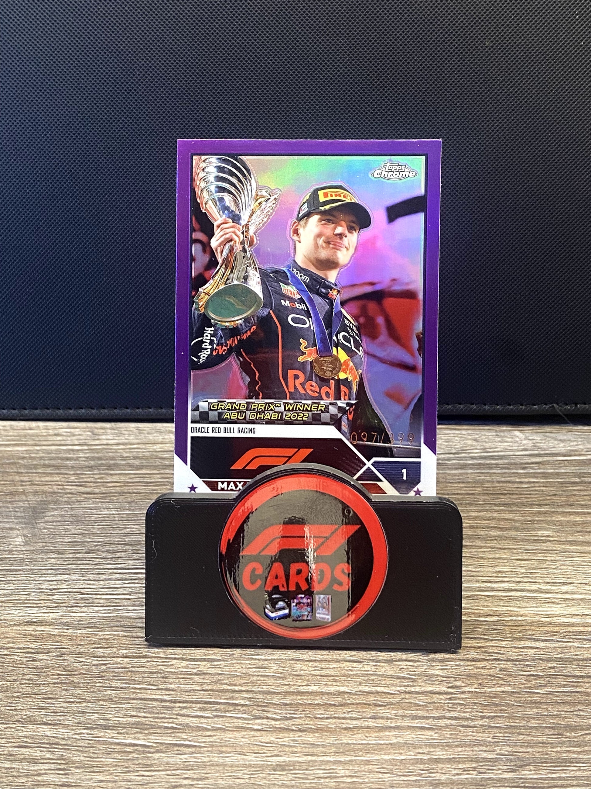 Max Verstappen Winner Abu Dhabi 2022 - Chrome 2023 - #165 Purple 097/399