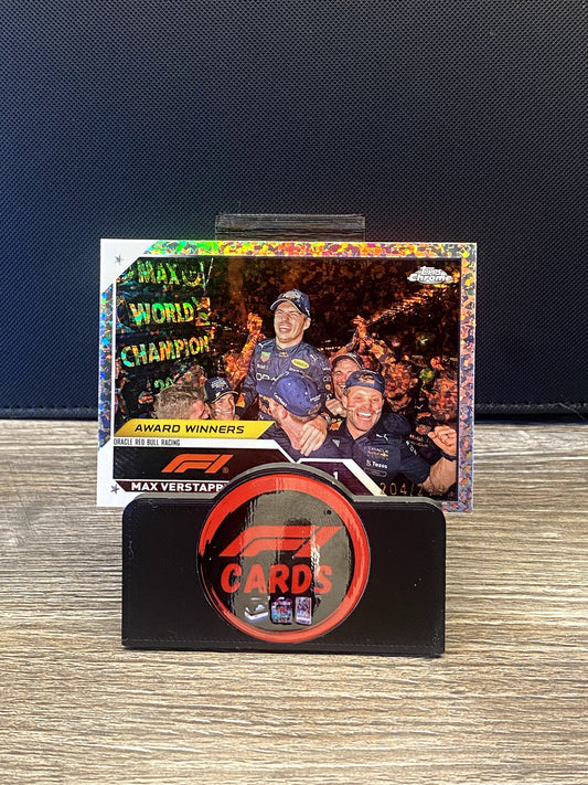 Max Verstappen Award Winners - Chrome 2023 - #190 Mini Diamonds 204/299