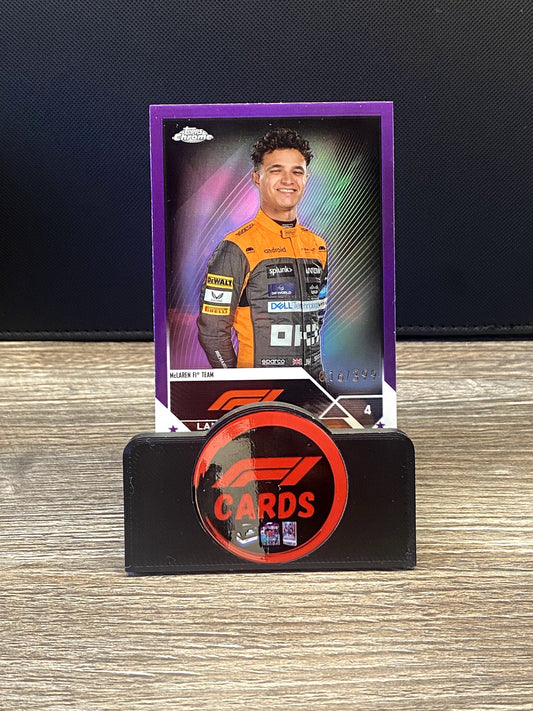 Lando Norris PortraIt - Chrome 2023 - #25 Purple 016/399