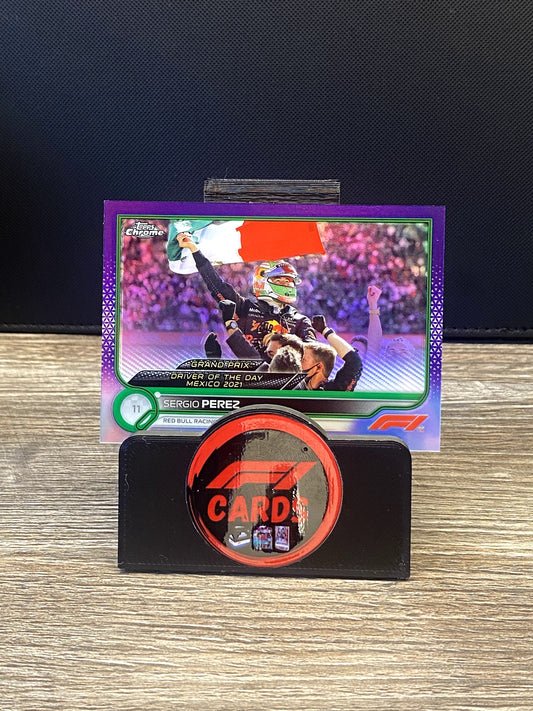 Sergio Perez DOTD Mexico 2021 - Chrome 2022 - #189 Purple/Green 