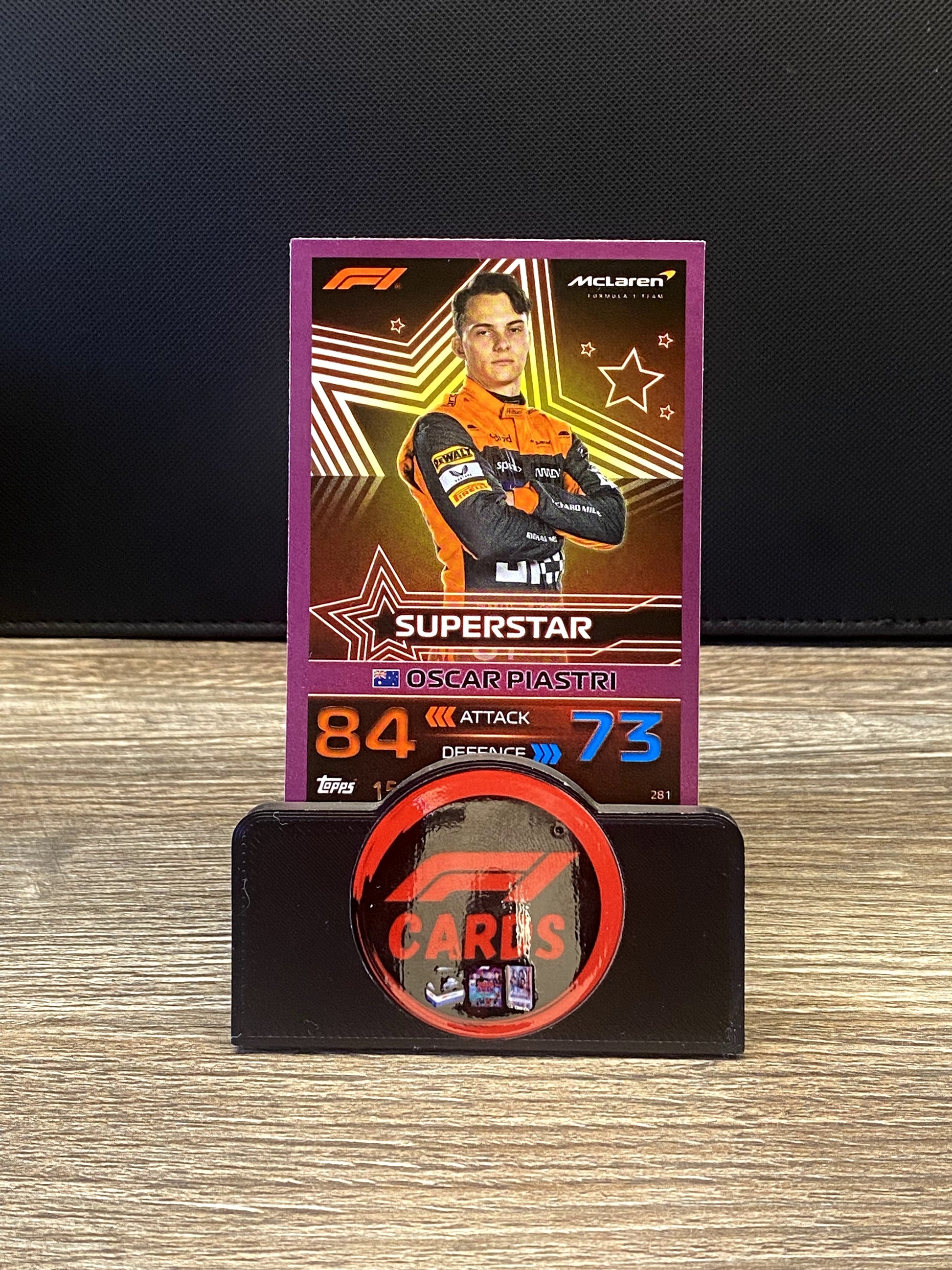 Oscar Piastri Superstar (India) - Turbo Attax 2023 - #281 Purple 15/40